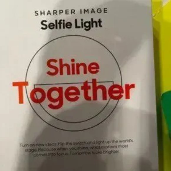 Sharper Image Selfie Light Rechargeable 3 Brightness Levels  (NEW/e/x) - Picture 9 of 11